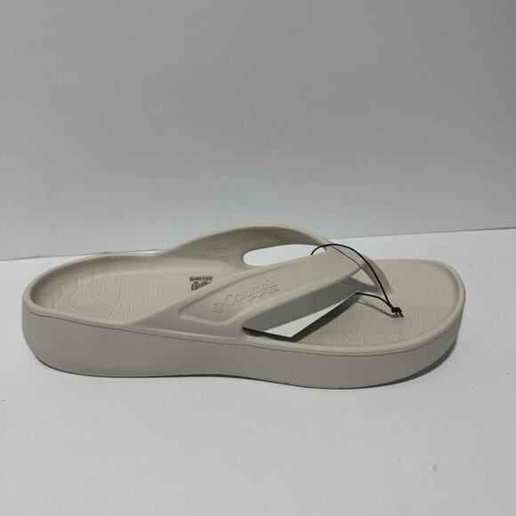 Columbia Mens Boatside Flip Flop White Size 12 M main image 2